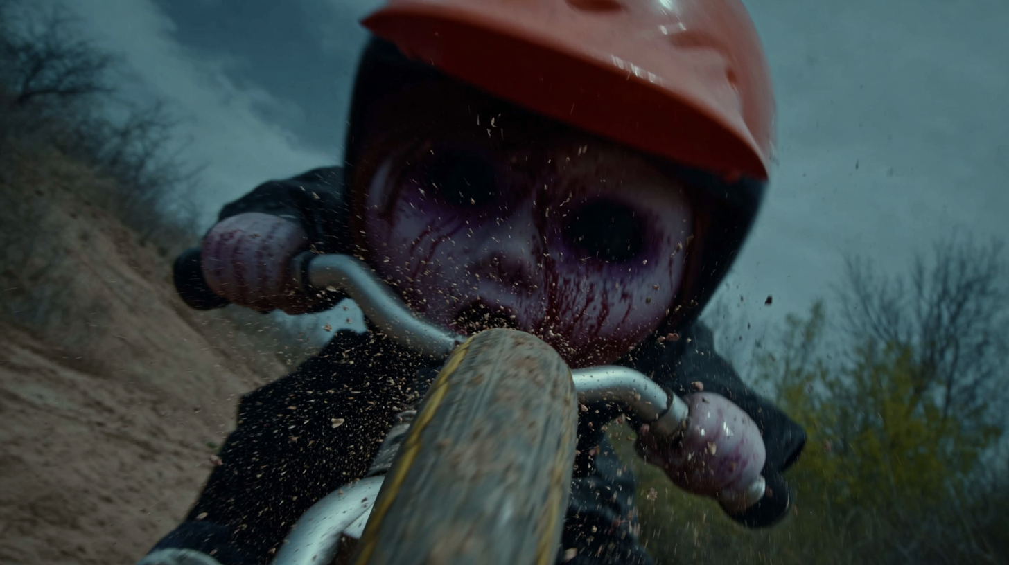The Forgetting — subtle motion blur horror scene, AI generated concept